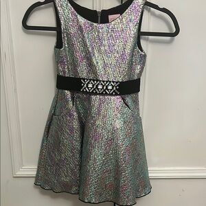 Zoe Ltd. Kids Formal Dress with Shimmering Design